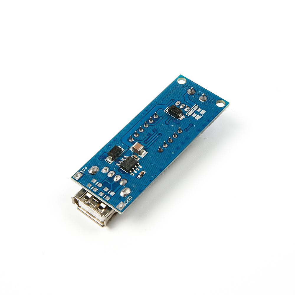 Понижающий преобразователь напряжения с USB разъёмом и вольтметром, DC-DC 40-5в 2А